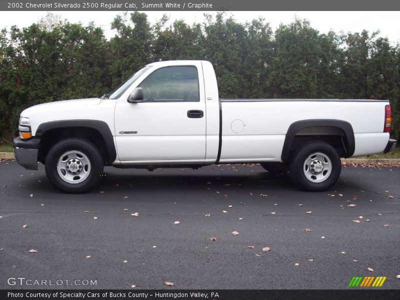 Summit White / Graphite 2002 Chevrolet Silverado 2500 Regular Cab