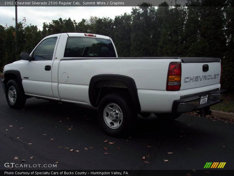 Summit White / Graphite 2002 Chevrolet Silverado 2500 Regular Cab