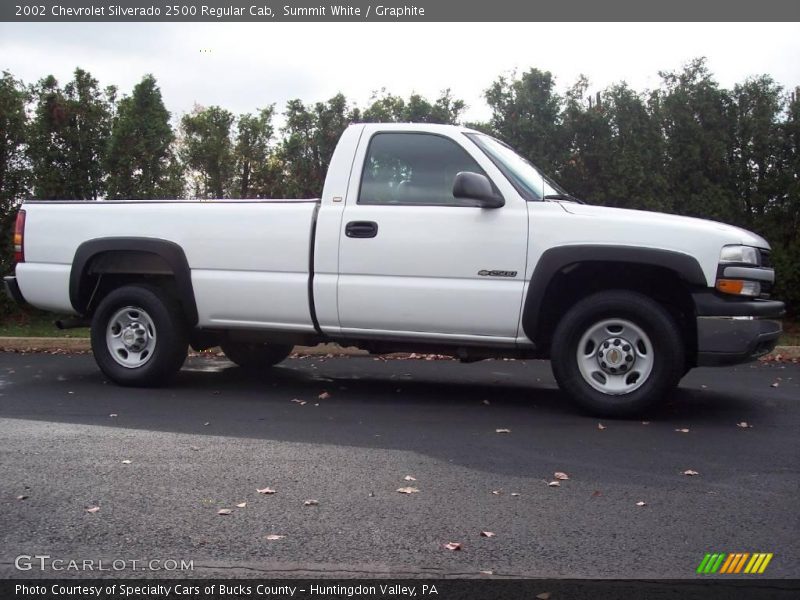 Summit White / Graphite 2002 Chevrolet Silverado 2500 Regular Cab