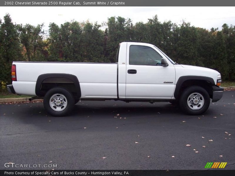 Summit White / Graphite 2002 Chevrolet Silverado 2500 Regular Cab