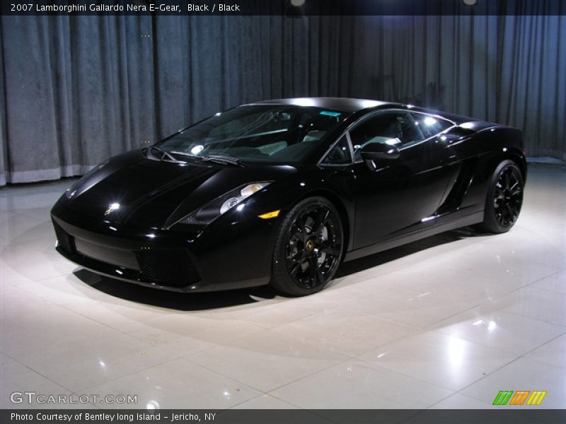 Black / Black 2007 Lamborghini Gallardo Nera E-Gear