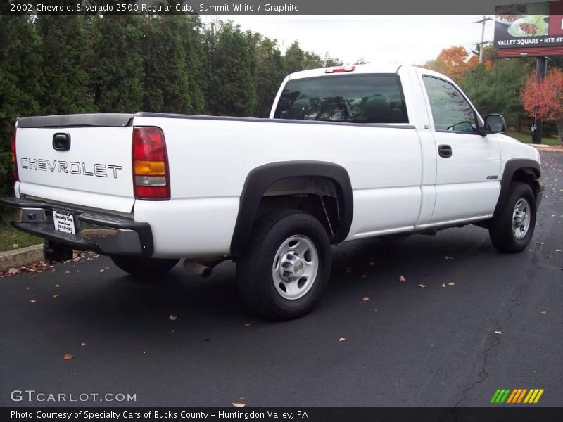 Summit White / Graphite 2002 Chevrolet Silverado 2500 Regular Cab