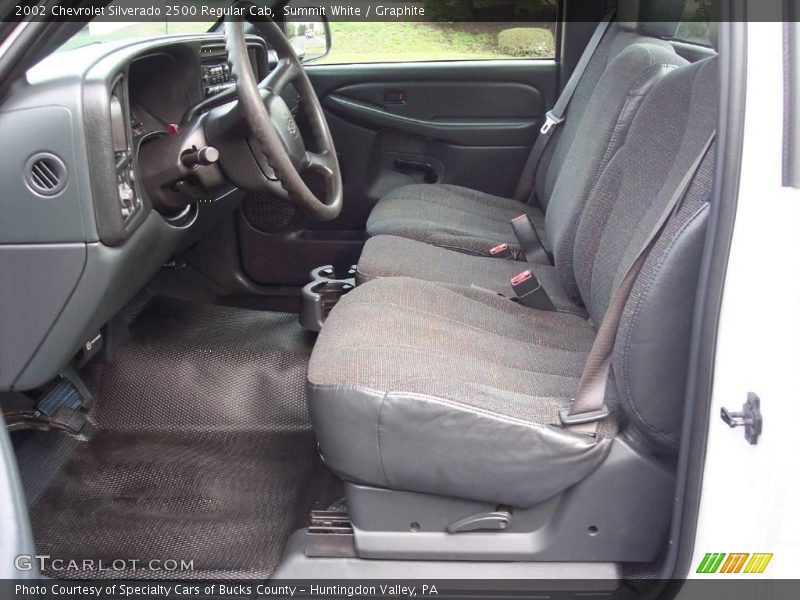 Summit White / Graphite 2002 Chevrolet Silverado 2500 Regular Cab
