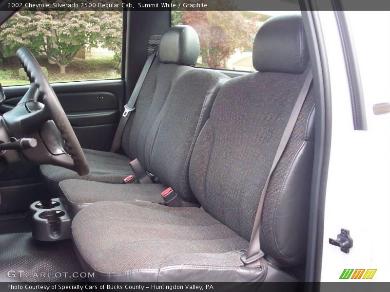 Summit White / Graphite 2002 Chevrolet Silverado 2500 Regular Cab