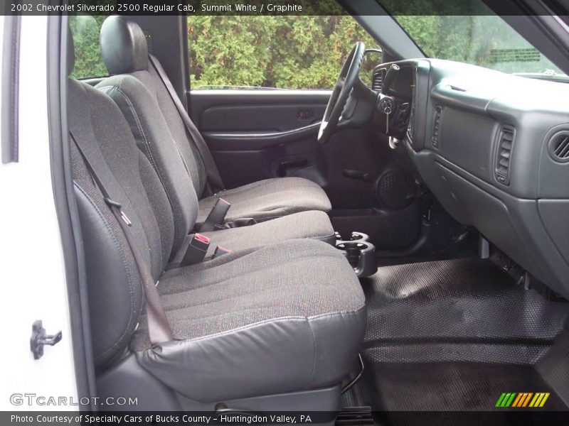 Summit White / Graphite 2002 Chevrolet Silverado 2500 Regular Cab