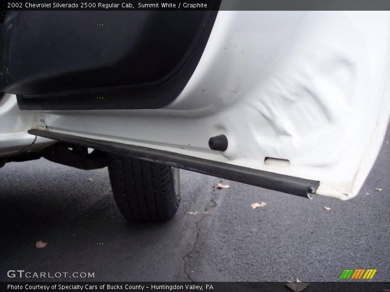 Summit White / Graphite 2002 Chevrolet Silverado 2500 Regular Cab