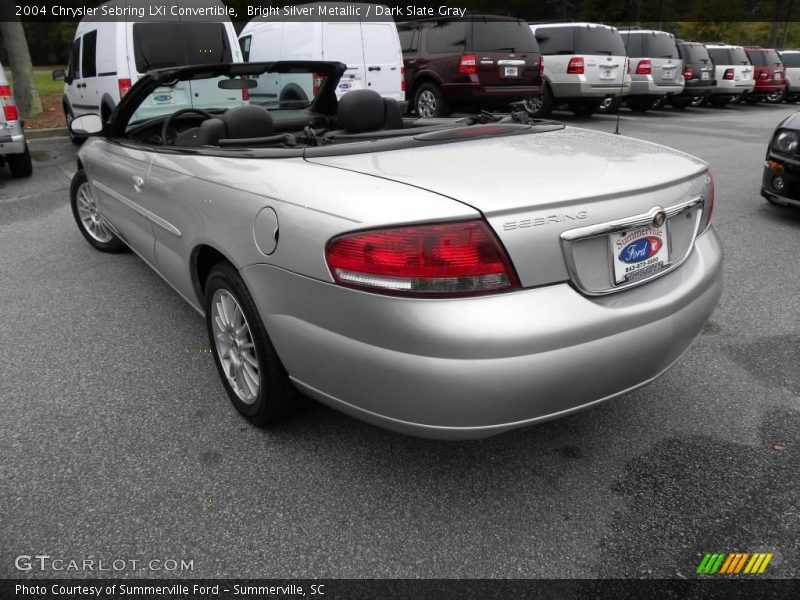 Bright Silver Metallic / Dark Slate Gray 2004 Chrysler Sebring LXi Convertible