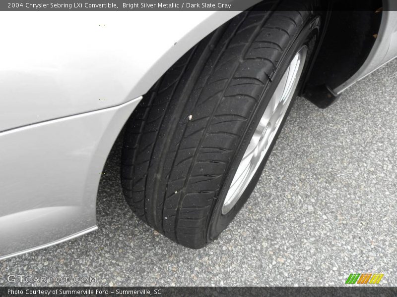 Bright Silver Metallic / Dark Slate Gray 2004 Chrysler Sebring LXi Convertible