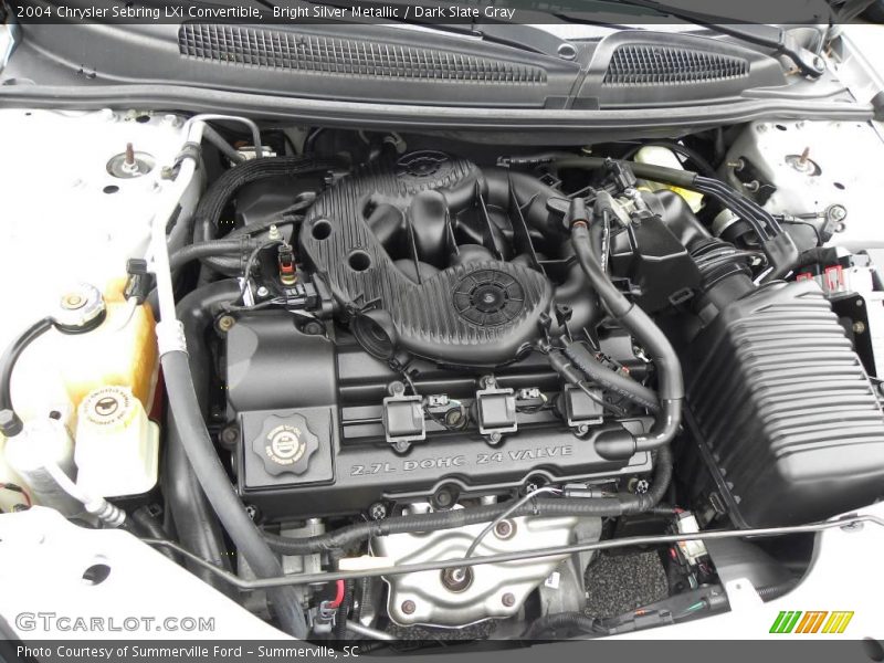 Bright Silver Metallic / Dark Slate Gray 2004 Chrysler Sebring LXi Convertible