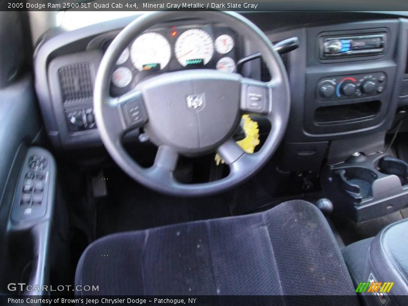 Mineral Gray Metallic / Dark Slate Gray 2005 Dodge Ram 2500 SLT Quad Cab 4x4