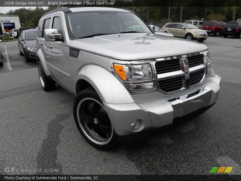 Bright Silver Metallic / Dark Slate Gray 2008 Dodge Nitro SXT