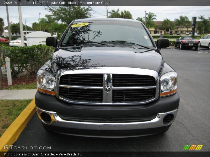 Black / Medium Slate Gray 2006 Dodge Ram 1500 ST Regular Cab