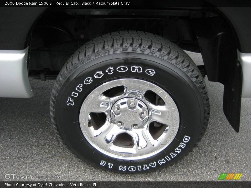 Black / Medium Slate Gray 2006 Dodge Ram 1500 ST Regular Cab