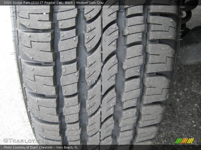 Black / Medium Slate Gray 2006 Dodge Ram 1500 ST Regular Cab