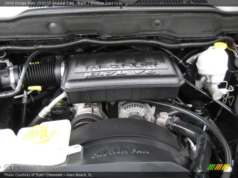 Black / Medium Slate Gray 2006 Dodge Ram 1500 ST Regular Cab