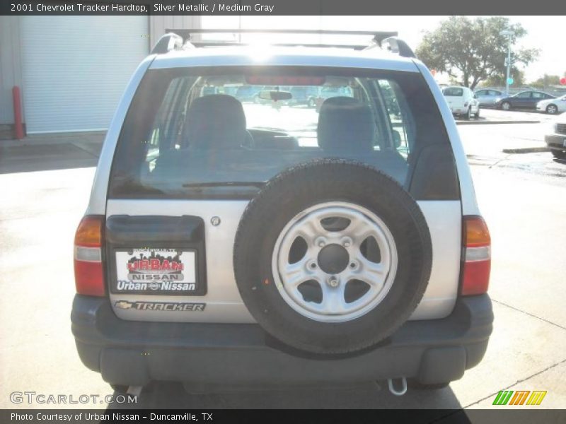 Silver Metallic / Medium Gray 2001 Chevrolet Tracker Hardtop