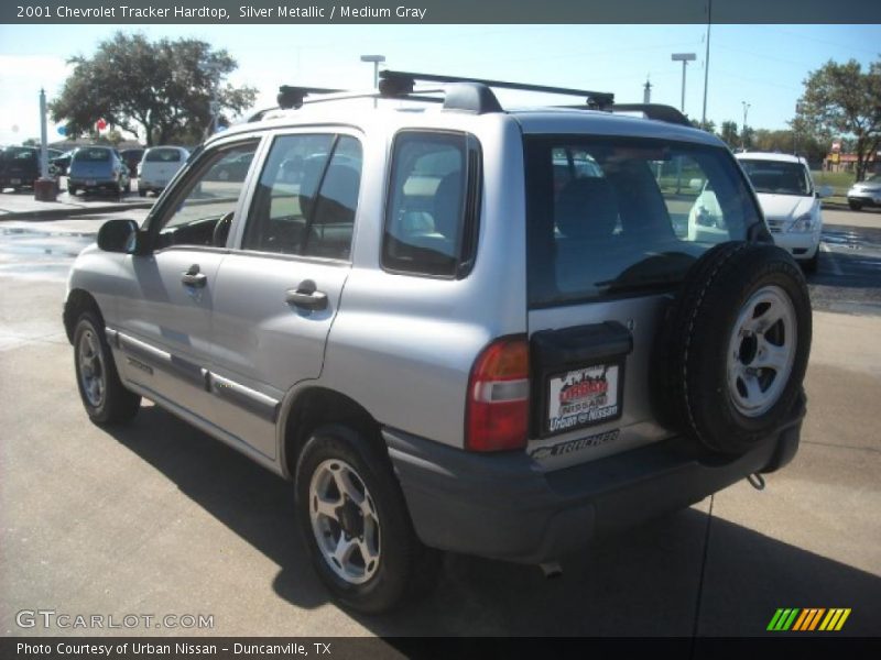 Silver Metallic / Medium Gray 2001 Chevrolet Tracker Hardtop