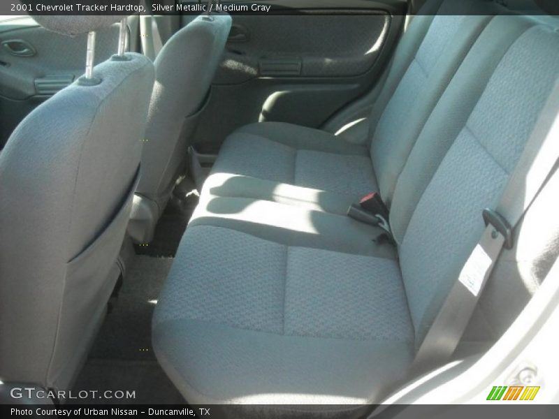Silver Metallic / Medium Gray 2001 Chevrolet Tracker Hardtop