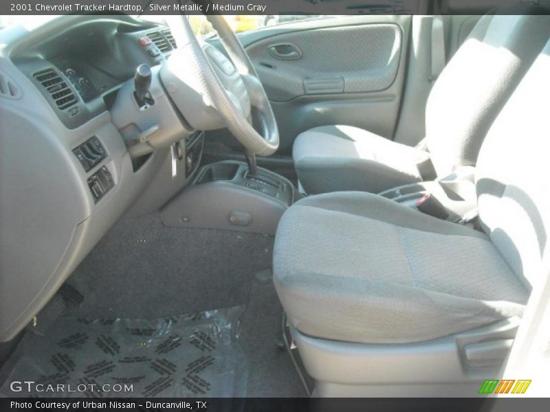 Silver Metallic / Medium Gray 2001 Chevrolet Tracker Hardtop