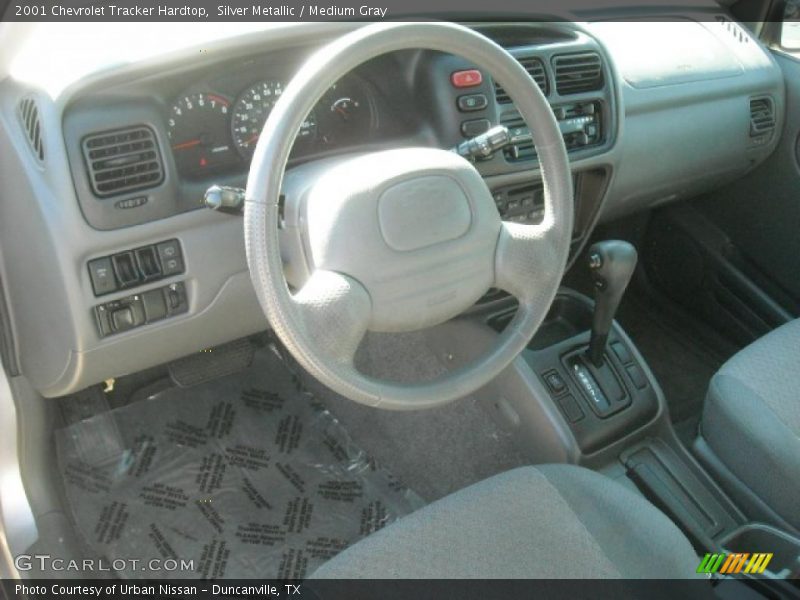 Silver Metallic / Medium Gray 2001 Chevrolet Tracker Hardtop