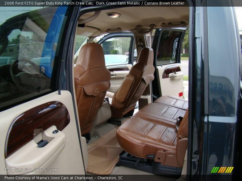  2006 F250 Super Duty King Ranch Crew Cab Castano Brown Leather Interior