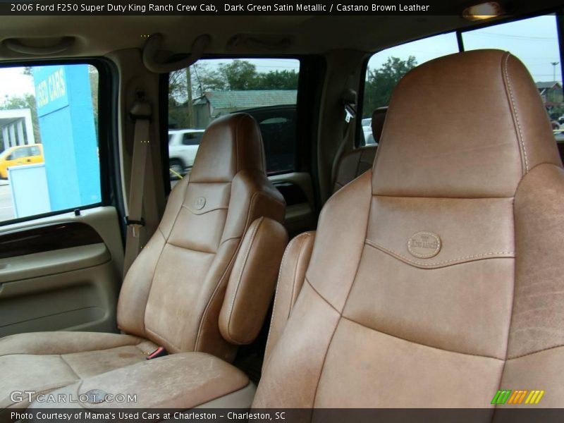  2006 F250 Super Duty King Ranch Crew Cab Castano Brown Leather Interior