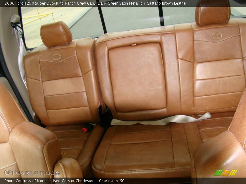  2006 F250 Super Duty King Ranch Crew Cab Castano Brown Leather Interior