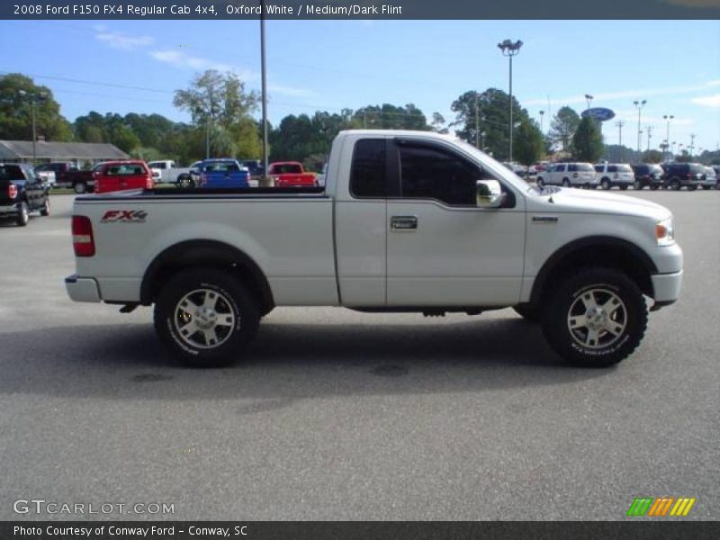 Oxford White / Medium/Dark Flint 2008 Ford F150 FX4 Regular Cab 4x4