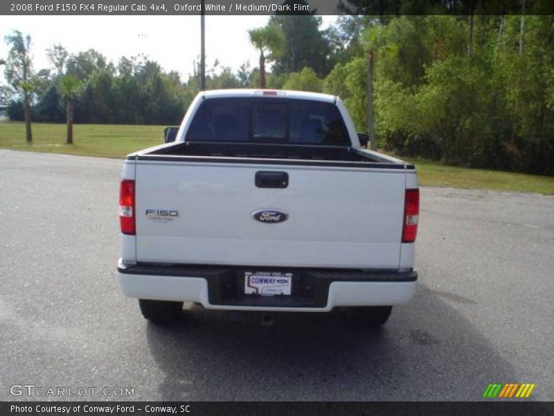 Oxford White / Medium/Dark Flint 2008 Ford F150 FX4 Regular Cab 4x4