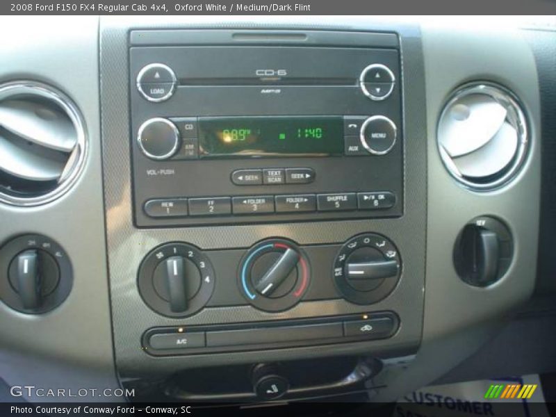 Oxford White / Medium/Dark Flint 2008 Ford F150 FX4 Regular Cab 4x4
