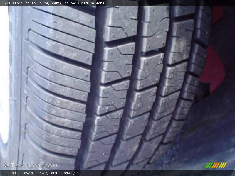 Vermillion Red / Medium Stone 2008 Ford Focus S Coupe