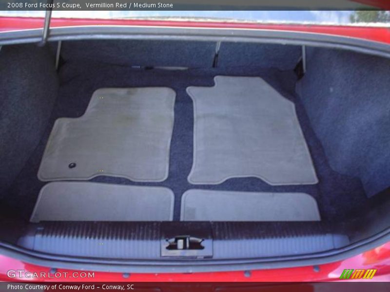 Vermillion Red / Medium Stone 2008 Ford Focus S Coupe