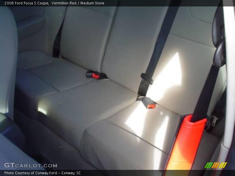 Vermillion Red / Medium Stone 2008 Ford Focus S Coupe