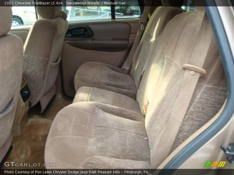 Sandalwood Metallic / Medium Oak 2002 Chevrolet TrailBlazer LS 4x4