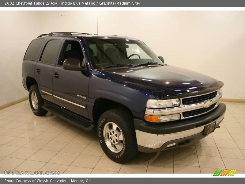 Indigo Blue Metallic / Graphite/Medium Gray 2002 Chevrolet Tahoe LS 4x4