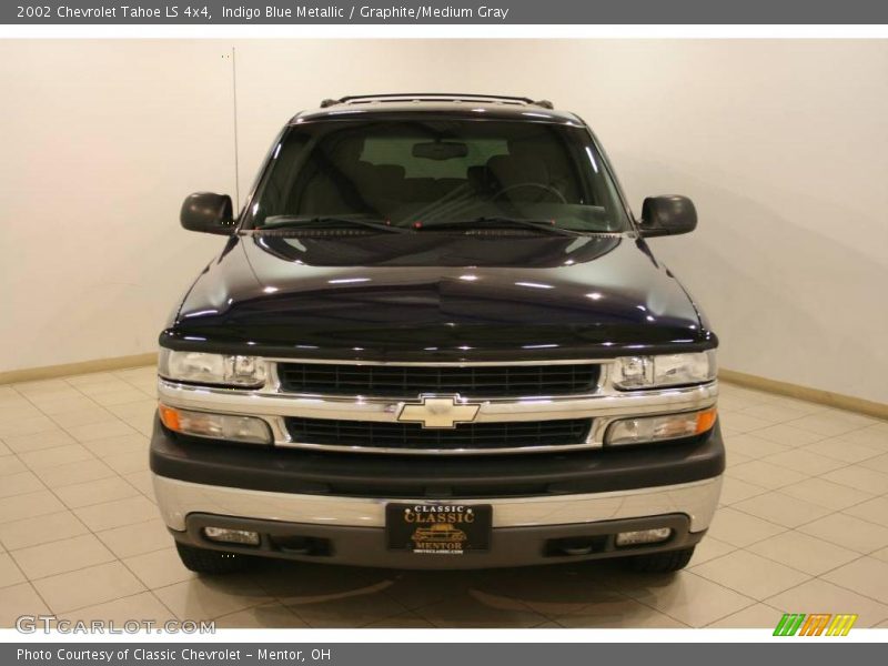 Indigo Blue Metallic / Graphite/Medium Gray 2002 Chevrolet Tahoe LS 4x4