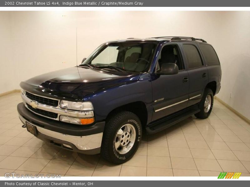 Indigo Blue Metallic / Graphite/Medium Gray 2002 Chevrolet Tahoe LS 4x4