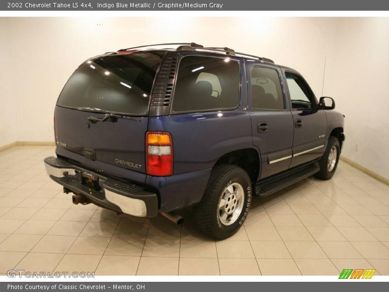 Indigo Blue Metallic / Graphite/Medium Gray 2002 Chevrolet Tahoe LS 4x4