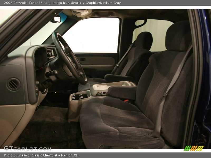 Indigo Blue Metallic / Graphite/Medium Gray 2002 Chevrolet Tahoe LS 4x4
