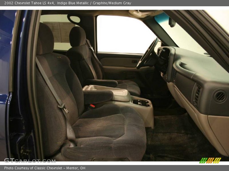 Indigo Blue Metallic / Graphite/Medium Gray 2002 Chevrolet Tahoe LS 4x4