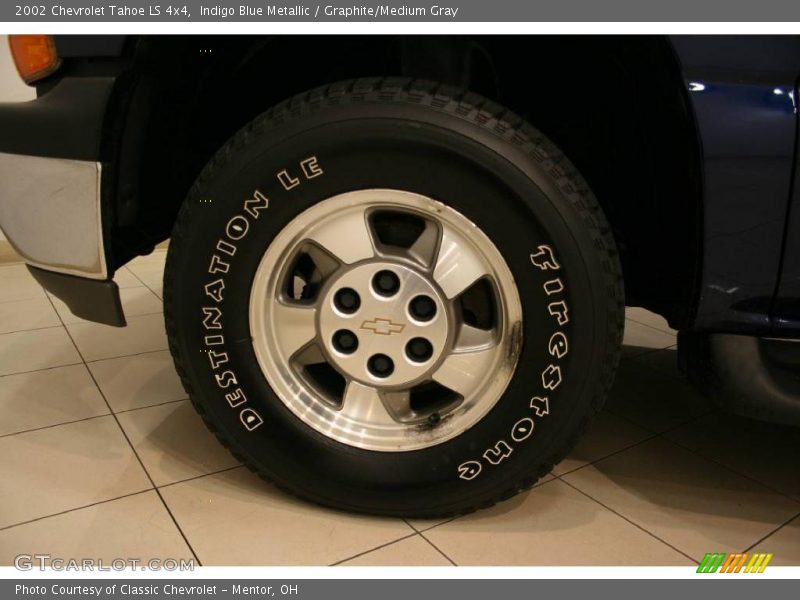 Indigo Blue Metallic / Graphite/Medium Gray 2002 Chevrolet Tahoe LS 4x4