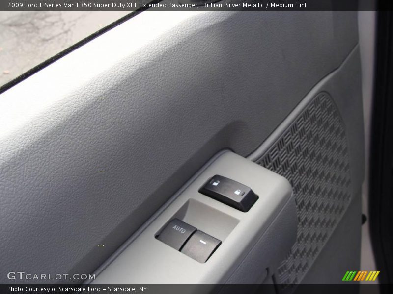 Brilliant Silver Metallic / Medium Flint 2009 Ford E Series Van E350 Super Duty XLT Extended Passenger