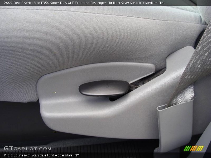 Brilliant Silver Metallic / Medium Flint 2009 Ford E Series Van E350 Super Duty XLT Extended Passenger