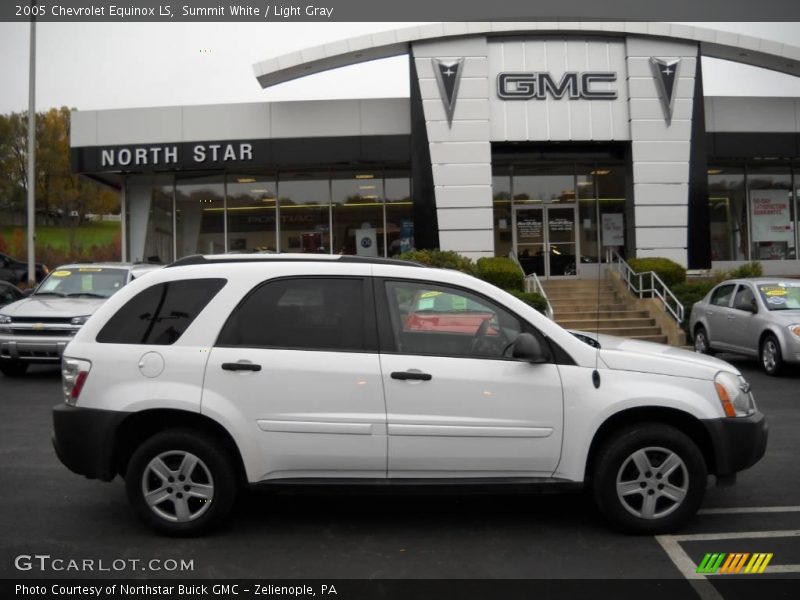 Summit White / Light Gray 2005 Chevrolet Equinox LS