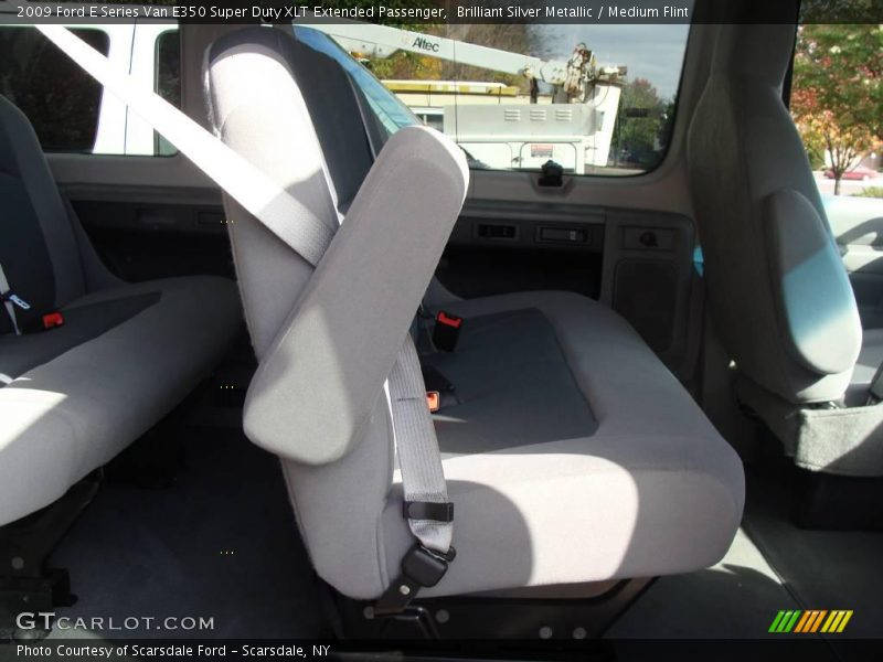 Brilliant Silver Metallic / Medium Flint 2009 Ford E Series Van E350 Super Duty XLT Extended Passenger
