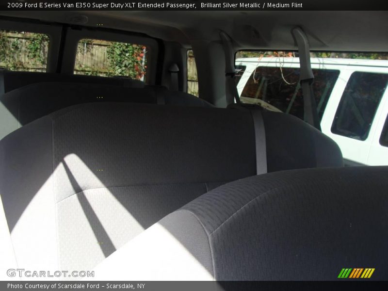 Brilliant Silver Metallic / Medium Flint 2009 Ford E Series Van E350 Super Duty XLT Extended Passenger