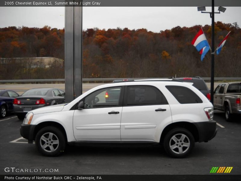 Summit White / Light Gray 2005 Chevrolet Equinox LS
