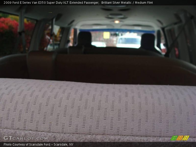 Brilliant Silver Metallic / Medium Flint 2009 Ford E Series Van E350 Super Duty XLT Extended Passenger