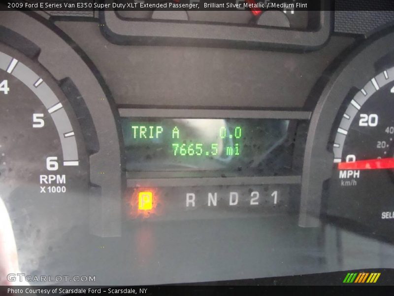 Brilliant Silver Metallic / Medium Flint 2009 Ford E Series Van E350 Super Duty XLT Extended Passenger