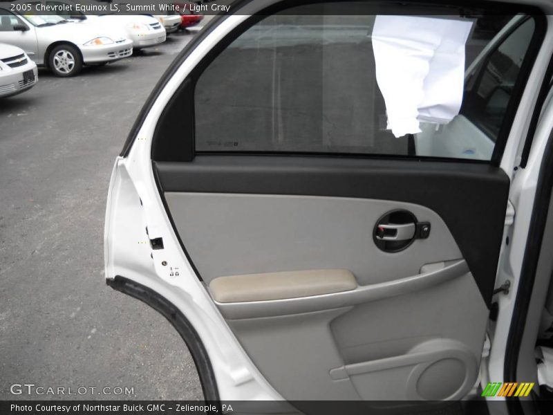 Summit White / Light Gray 2005 Chevrolet Equinox LS